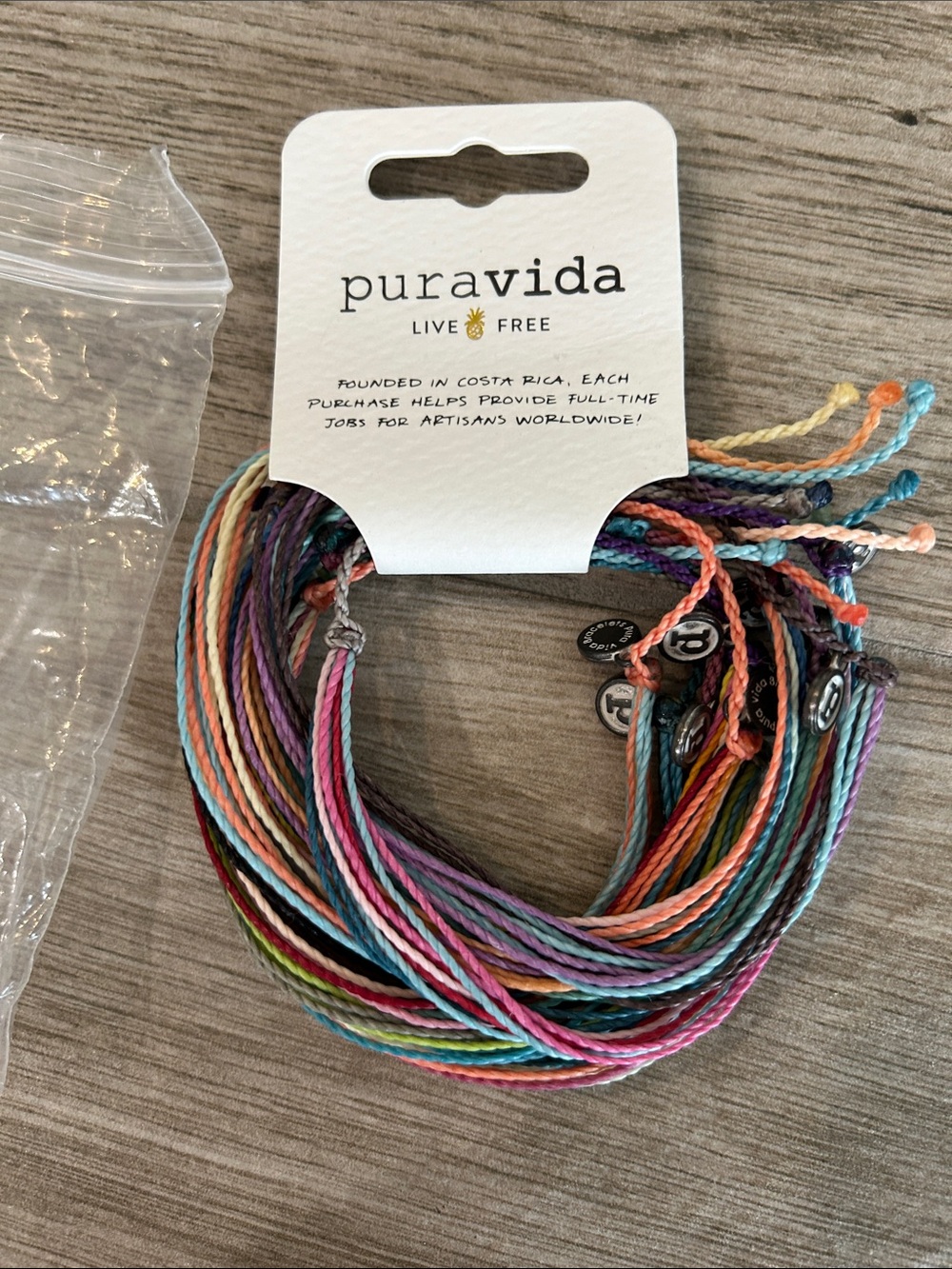 NWT Pura Vida Rainbow Multicolor Woven Friendship Bracelets BUNDLE - Picture 2 of 3